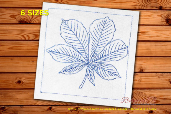 Buckeye Leaf Design: A Fresh Pick for Craft Fair Embroidery