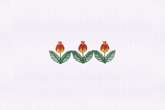 h1Leaves Flower Border: A Versatile Embroidery Design for Personalized Gifts/h1
