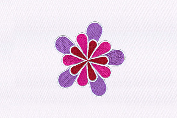 Maroon Flower Quilting Design Review