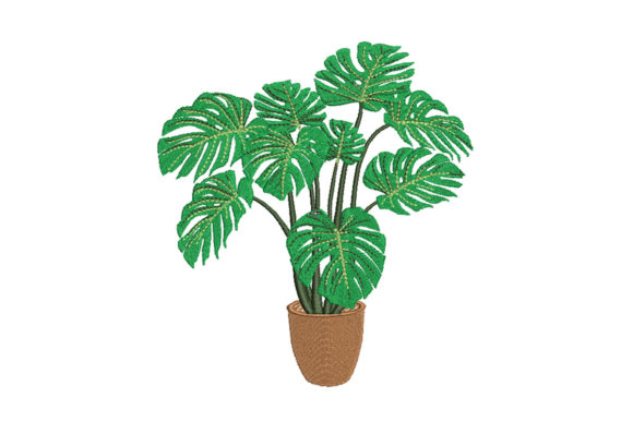 Monstera: A Fresh Touch for Seasonal Embroidery Designs