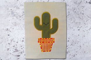 Potted Cactus Applique: A Craft Fair Crowd-Pleaser?