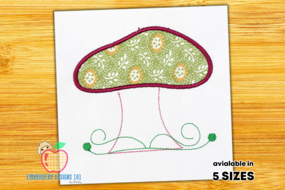 Reviewing The Mushroom with the Designs Applique for Real Embroidery Projects