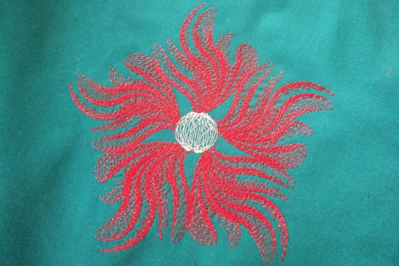 Swirl Flower: A Versatile Embroidery Design for Etsy Sellers